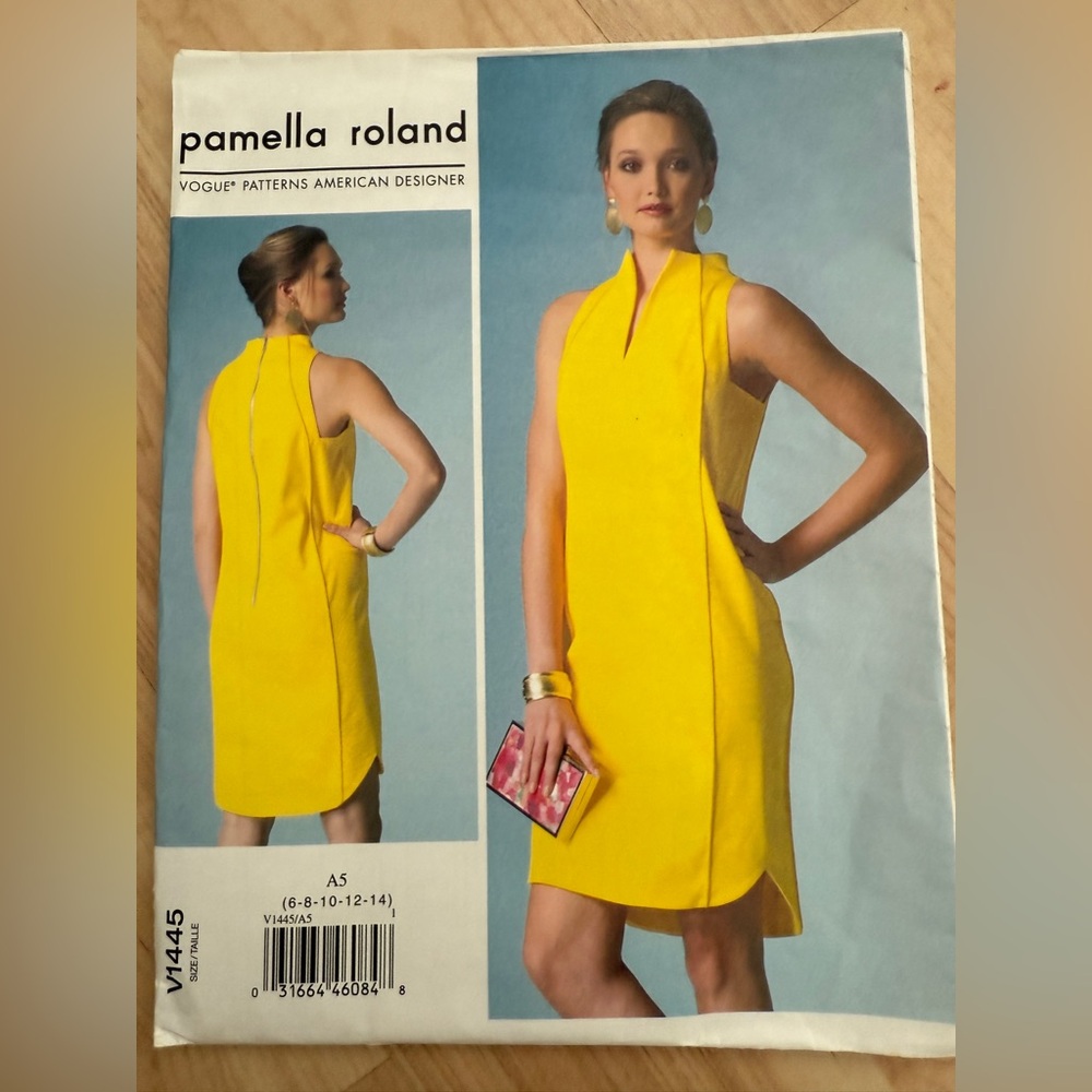 Vogue Pamella Roland, V1445 sewing pattern, New